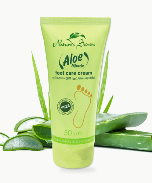 Aloe vera gel clearance for foot crack
