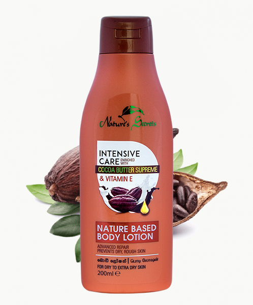 Body lotion with shop vitamin e